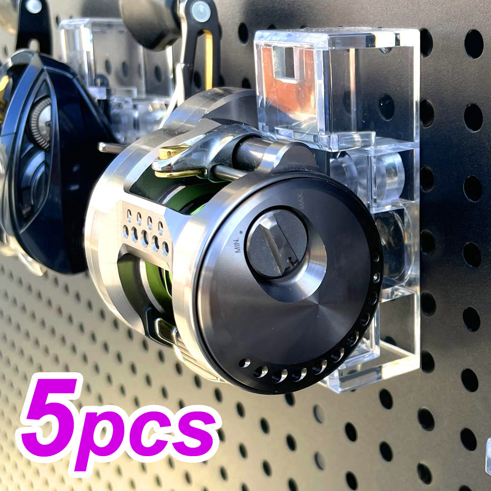 Spincast Reel - 5 шт. настенных держателей для рыболовных