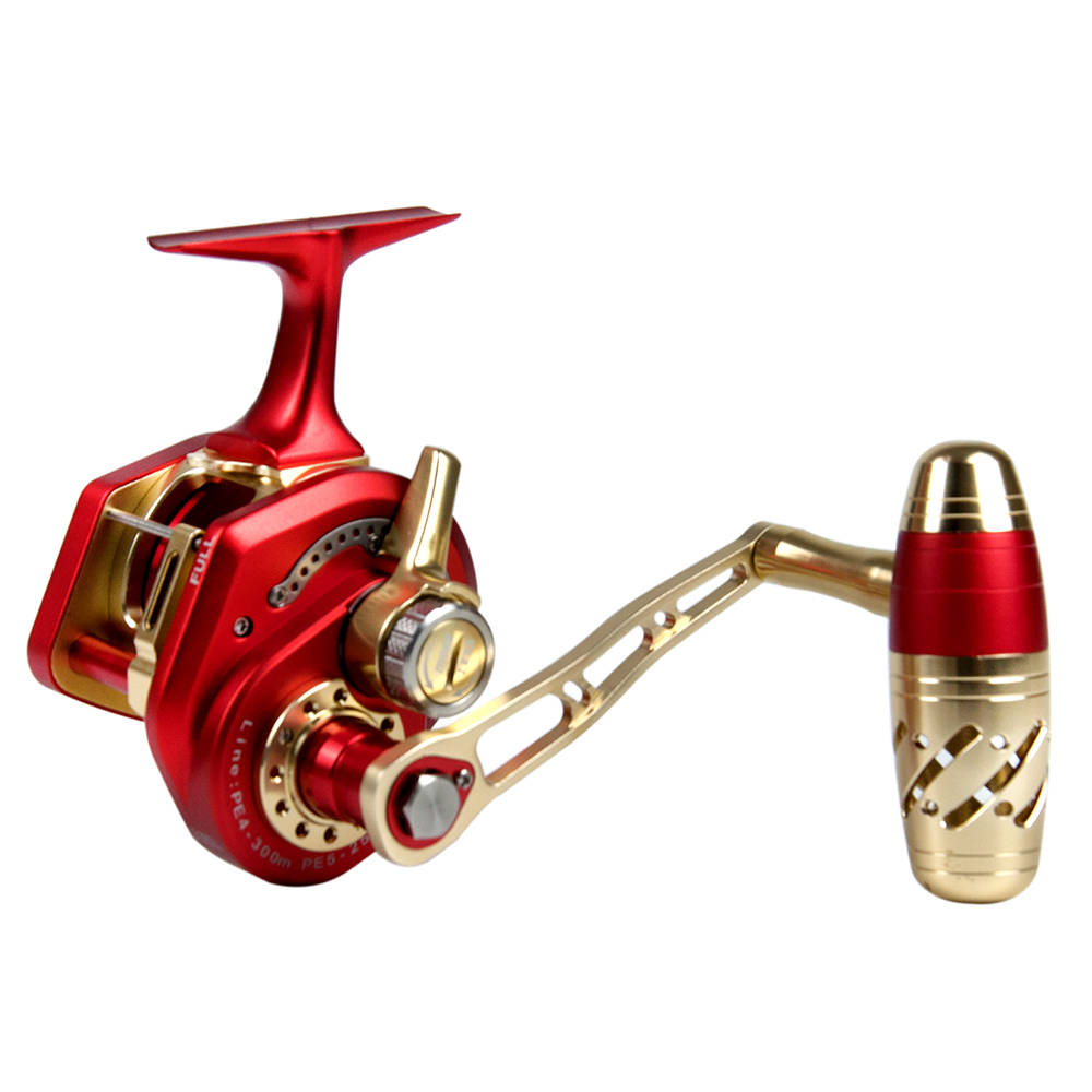 Baitcasting Reel - Красная катушка для джиггинга Red 70lbs