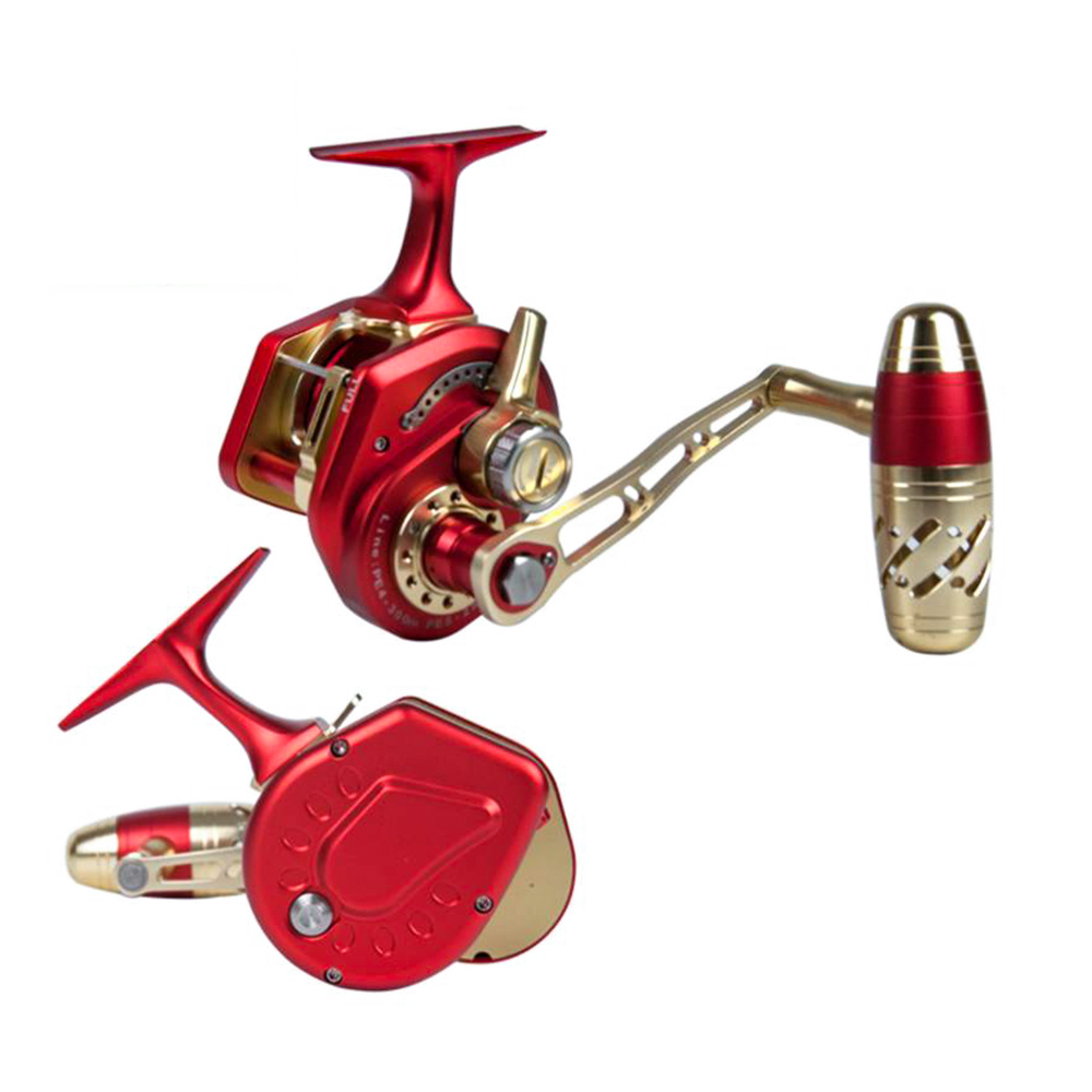 Красная катушка для джиггинга  – обзор и цена Baitcasting Reel