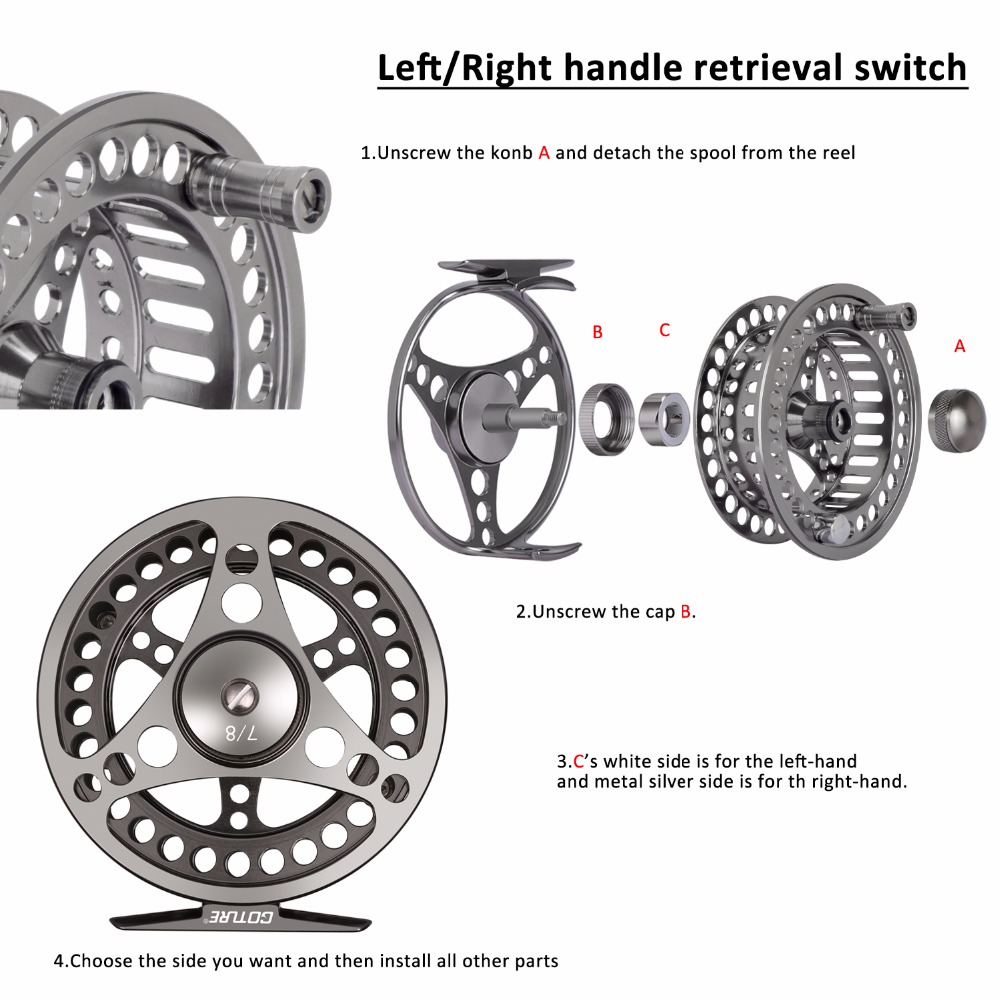 Катушка Goture Fly Fishing Ree – обзор и цена Reel Spare Spool